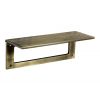 Antique Brass Internal Tidy with Draught Excluder 315x115mm