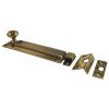 Antique Brass Straight Locking Door Bolt 152mm