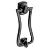 Matt Black Slim Diplomat Door Knocker 185x80mm