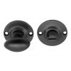 Matt Black Oval Bathroom Turn and Release
