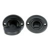 Matt Black Bathroom Thumbturn and Release 42mm