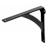 Matt Black Heavy Duty Shelf Brackets