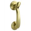 Satin Brass Bow Knocker 135mm