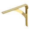 Satin Brass Heavy Duty Shelf Brackets