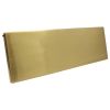 Satin Brass Internal Tidy with Draught Excluder 310x115mm