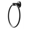 Bond Matt Black Towel Ring