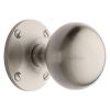 Westminster Satin Nickel Ball Mortice Door Knobs 64mm