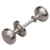 Satin Nickel Mushroom Rim Door Knobs 57mm