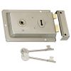 Satin Nickel Rim Lock 155x105mm