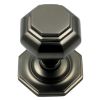 Prima Dark Bronze Octagonal Centre Door Knob 66mm DB15B