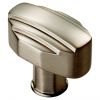 Satin Nickel Art Deco Cabinet Knob 30x20mm