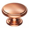 Satin Copper Oxford Cupboard Knob 38mm