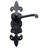 Foxcote Foundries Fleur de Lys Latch Door Handles FF612
