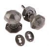 Valley Forge Pewter Octagonal Mortice Knob Set VF4