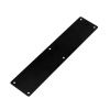 Nero Matt Black Radiused Finger Plate