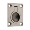 Satin Stainless Steel Flush Pull 38x48mm