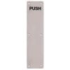 Satin Stainless Steel PUSH Finger Plate