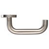Satin Stainless Steel Return To Door Lever on Rose Set