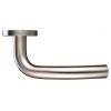 Satin Stainless Steel Arched Lever on Rose Set