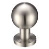 Satin Stainless Steel 55mm Ball Mortice Door Knobs