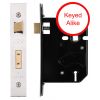 Keyed Alike 3 Lever UK Replacement Sashlock Stainless Steel