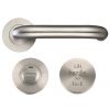 DIN Lift to Lock 19mm Stainless Steel Lever Handle Set