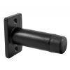 Black Iron Rustic Projection Door Stop 74mm