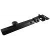 Black Iron Rustic Flat Door Bolt