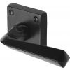Black Iron Rustic Donnington Lever on Square Rose Door Handles