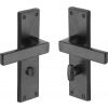 Black Iron Rustic Cheswell Door Handles