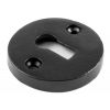 Black Iron Rustic Round Keyhole Escutcheon 45mm