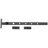 Black Iron Rustic Plain Casement Stay