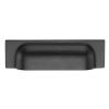 Black Iron Rustic Military Drawer Pull 143x42mm