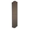 Matt Bronze S640 Shaped Finger Plate 305x77mm