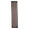 Matt Bronze Heavy Finger Plate 282x63mm