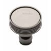 Polished Nickel Stepped Cupboard Knob 32mm