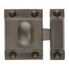Heritage V1112 Matt Bronze Cupboard Catch 53x40mm