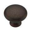 Matt Bronze Classic Round Cabinet Knob