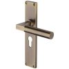 Heritage VT6348 Antique Brass Bauhaus Euro Handles