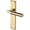 Heritage VT6310 Polished Brass Bauhaus Latch Handles