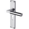 Heritage VT6348 Polished Chrome Bauhaus Euro Handles