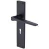 Gio Matt Black Keyhole Door Handles VT8100