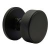 Connaught Matt Black Door Knob Set SB2123BLK