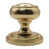 Georgian Polished Brass Mortice Door Knobs SB2119PB