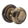 Georgian Antique Brass Mortice Door Knobs SB2119ANT