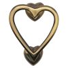Heart Door Knocker Antique Brass 135mm SB4110ANT
