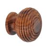 Rosewood Beehive Wooden Cabinet Knob 40mm