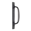 Rustic Pewter Pull Handle on Plate 178x28mm