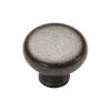 Rustic Pewter Round Cabinet Knob