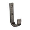 Rustic Pewter Single Coat Hook 80mm